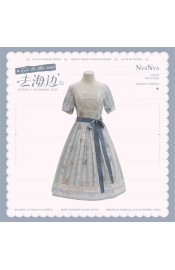 NyaNya Go To The Sea Top Skirt and OPs(Reservation/3 Colours/Full Payment Without Shipping)